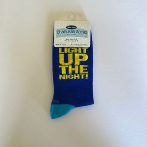 NWT Rite Lite Crew Neck Chanukkah Socks